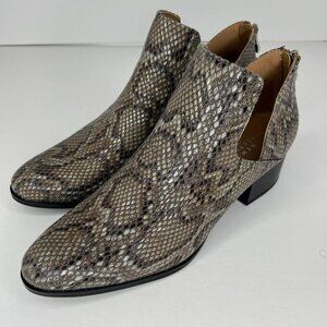 New Directions Womens 2900020 Fredricka Booties Gray Size 9.5M Ankle Boots